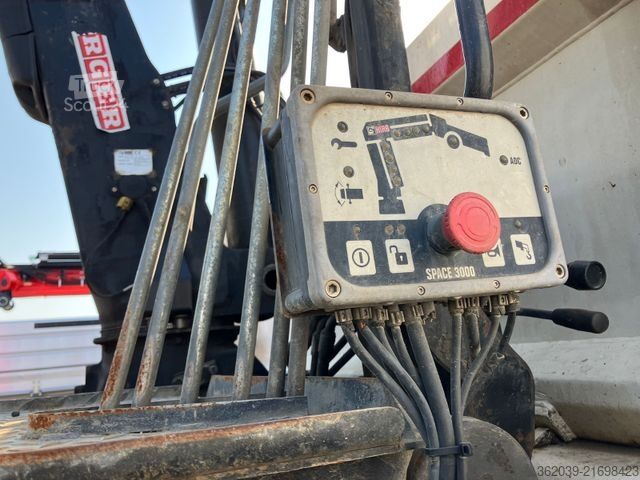 Kipper LKW MAN TGS 26.440 6X4 Blatt Blatt Hiab 144 Funkfernsteu