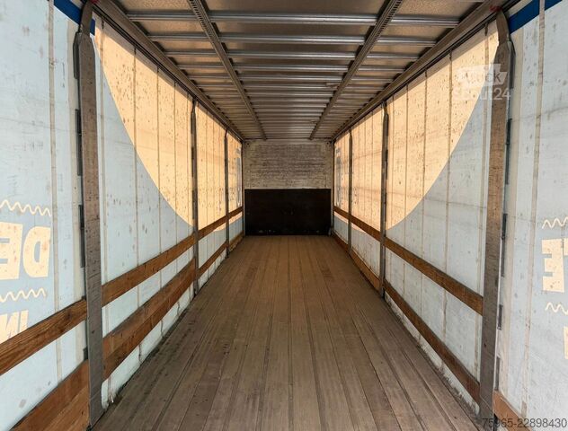 Відкритий напівпричіп з тентом SAMRO SR233 2-AXLE CURTAINS LIFT AXLE DISC BRAKES HOLL