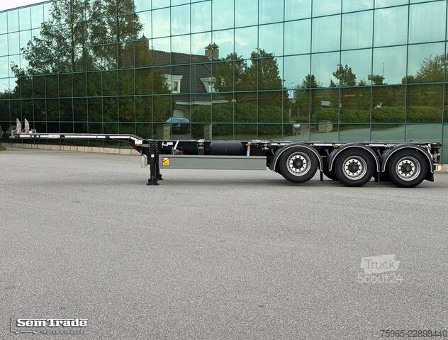 Wissellaadbak oplegger D-TEC PORTMASTER VCC-01 FRONT + BACK SLIDER 20, 30, 40