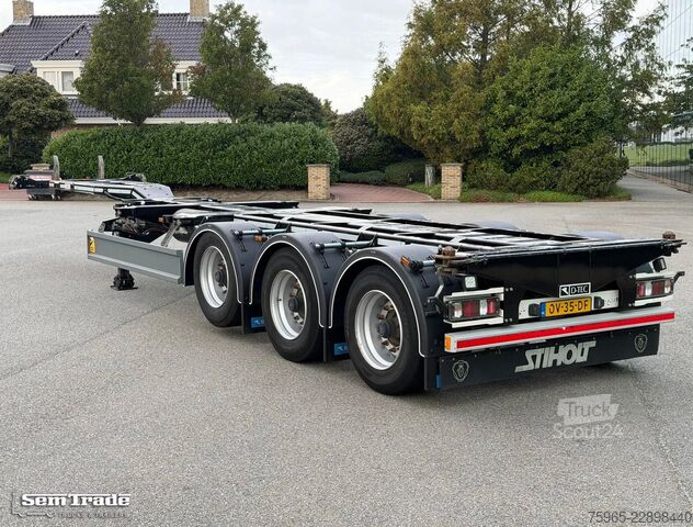 Wissellaadbak oplegger D-TEC PORTMASTER VCC-01 FRONT + BACK SLIDER 20, 30, 40