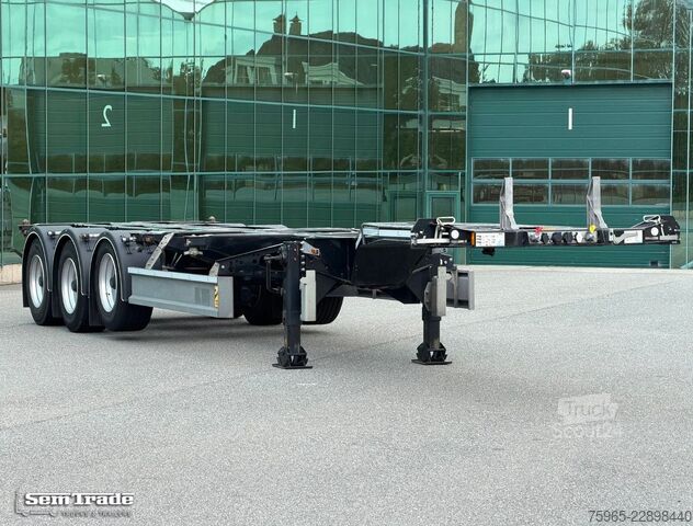 Wissellaadbak oplegger D-TEC PORTMASTER VCC-01 FRONT + BACK SLIDER 20, 30, 40
