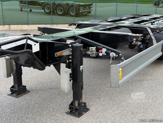 Wissellaadbak oplegger D-TEC PORTMASTER VCC-01 FRONT + BACK SLIDER 20, 30, 40