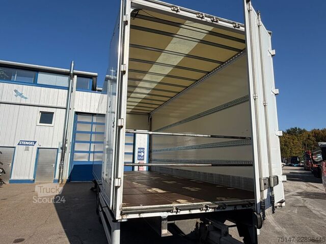 Тентованный прицеп ACKERMANN-FRUEHAUF 11,9 t Tandem-Anhänger Türen vorne Durchlade LBW