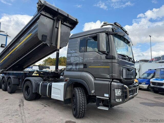 Standart çekici ünitesi MAN TGS 18.470 4x4 BLS echte Allrad L-Haus Hydraulik