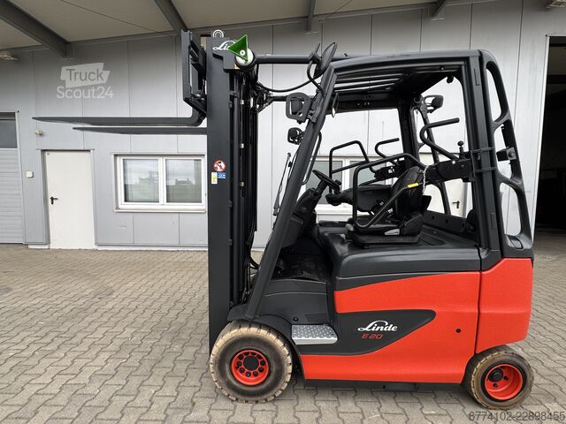 Elektrikli – 4 tekerlek Linde E20/600H + Ladegerät NEU 80100--EK
