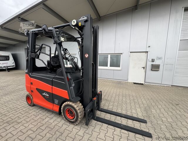 Elektrikli – 4 tekerlek Linde E20/600H + Ladegerät NEU 80100--EK