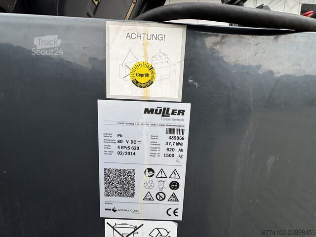 Elektrikli – 4 tekerlek Linde E20/600H + Ladegerät NEU 80100--EK