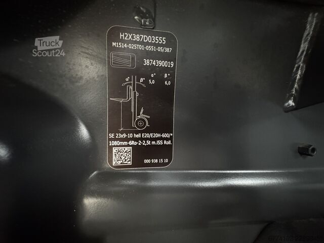 Elektrikli – 4 tekerlek Linde E20/600H + Ladegerät NEU 80100--EK