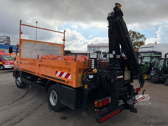 Pick-up panelvan MAN L2000 8.153 Heckkran 7,13m Sperre 2xAHK grüne Pl