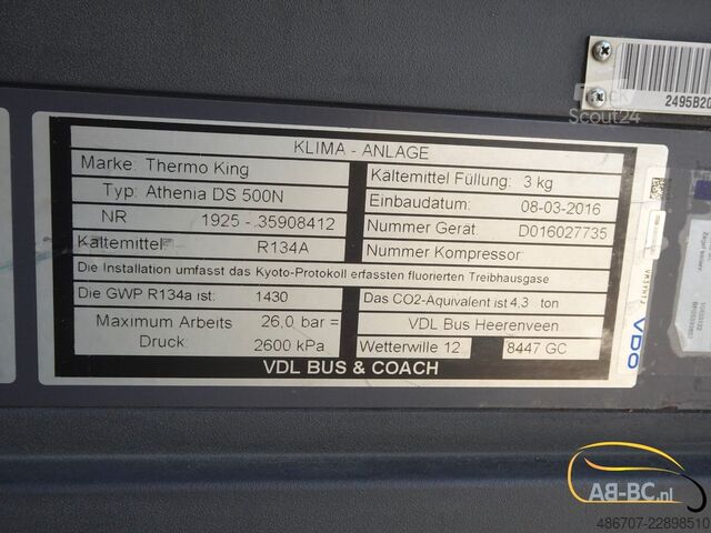 Şehir otobüsü VDL Citea LLE-120/255 - 44 Sitze EURO 6 - 7 ST VERFU