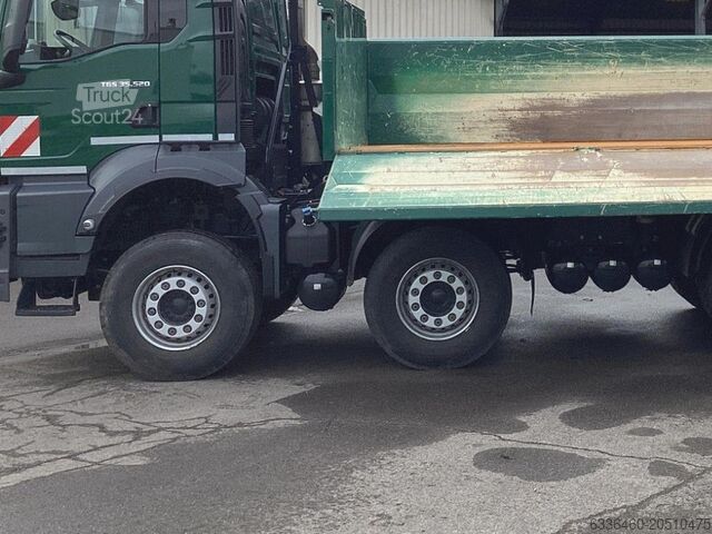 Three-way tipper truck MAN TGS 35.520 8x4 BB Bordmatik Retarder