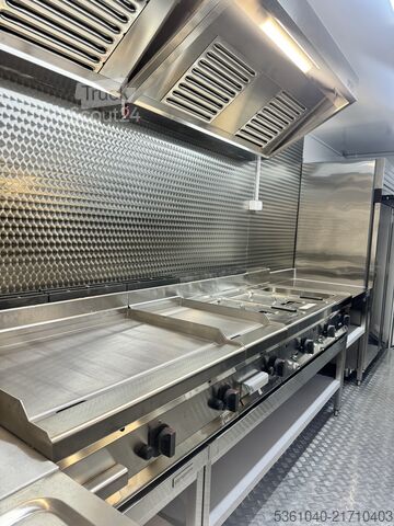 Verkaufsanhänger Foodtruck Verkaufsanhänger Professioneller Imbisswagen XXL