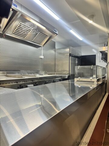 Verkaufsanhänger Foodtruck Verkaufsanhänger Professioneller Imbisswagen XXL