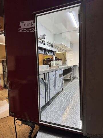 Verkaufsanhänger Foodtruck Verkaufsanhänger Professioneller Imbisswagen XXL