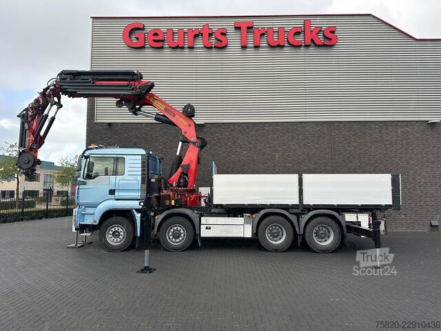  MAN TGA 35.480 8X6 H BL TREKKER-BAKWAGEN +PALFINGER...