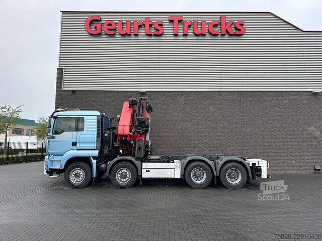  MAN TGA 35.480 8X6 H BL TREKKER-BAKWAGEN +PALFINGER...