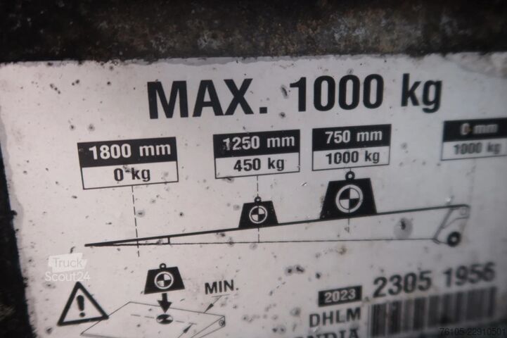  Iveco Daily 50 C 18 Bak + Dhollandia klep 1000 kg C1 ...