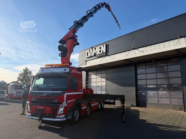 Vrachtwagen met kraan Volvo FM 500 8x4 Palfinger PK 65002-SH F + JIB PJ 125 E