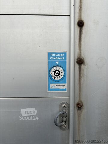 Semi-trailer with flatbed & tarpaulin Scmitz Auflieger Plane und Spriegel