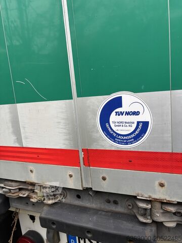 Semi-trailer with flatbed & tarpaulin Scmitz Auflieger Plane und Spriegel