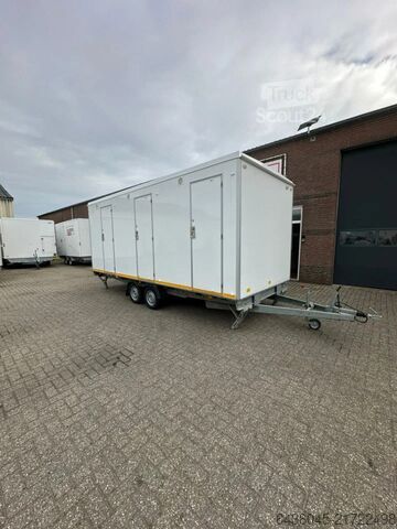 Badrumscontainer Mobiele badkamer SV660 3 ruimtes Scanvogn