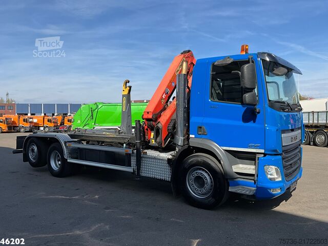 Sistem de braț cu cârlige DAF FAN CF 370 Euro 6 Palfinger 13 Tonmeter laadkraan