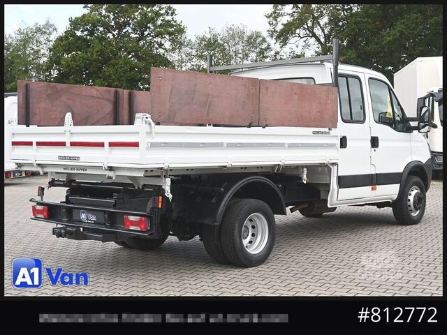 Anpassad skåpbil IVECO Daily 65C15 Doka Kipper, AHK, Meiller, 7-Sitzer