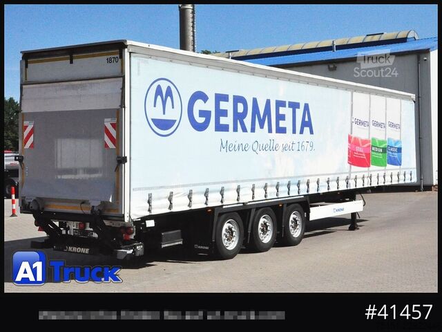Öppen semitrailer med kapell KRONE SD, Getränke, Safe Curtain, LBW, VDI 2700