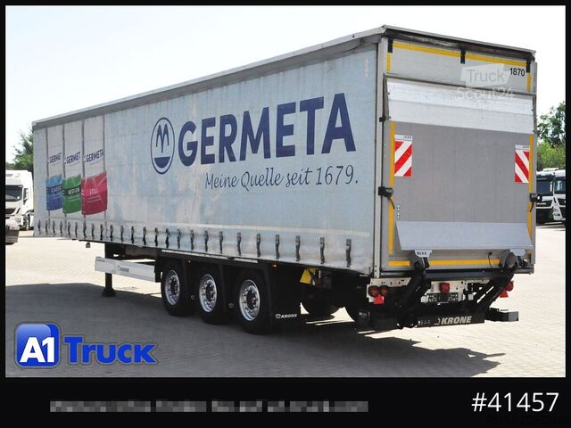Öppen semitrailer med kapell KRONE SD, Getränke, Safe Curtain, LBW, VDI 2700