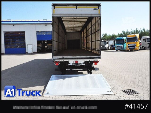 Öppen semitrailer med kapell KRONE SD, Getränke, Safe Curtain, LBW, VDI 2700