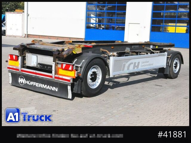 Krokväxelsläp Hüffermann HSA 1870  LS, Luft, BPW, Scheibenbremse