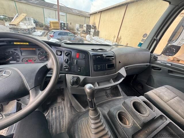 Camión portacontenedores de gancho Mercedes-Benz AXOR 1828 BENNE GRUE FASSI