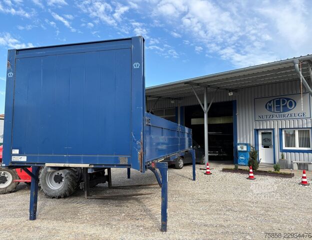 Caisse mobile ouverte Krone BDF Baustoffbrücke 7,45 Rahmen 150mm