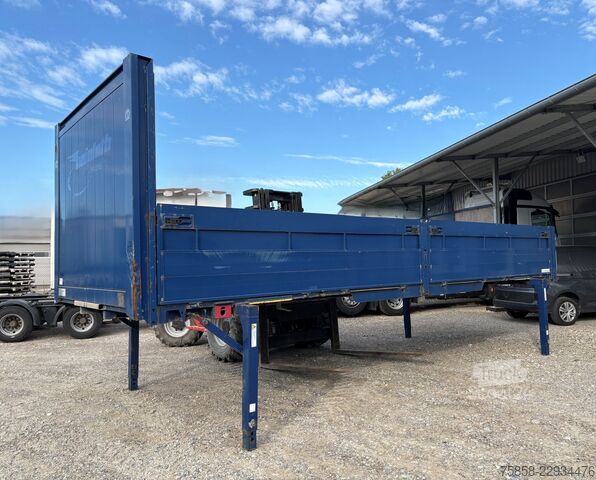 Caisse mobile ouverte Krone BDF Baustoffbrücke 7,45 Rahmen 150mm
