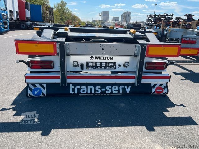 Remorcă roll off WIELTON PS-2H/M3 Schlittenanhänger Abrollcontainer