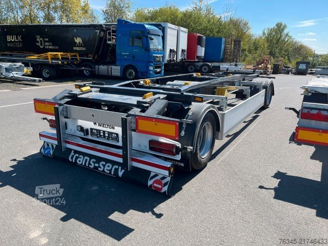 Remorcă roll off WIELTON PS-2H/M3 Schlittenanhänger Abrollcontainer