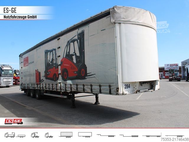 Semirimorchio con telone DINKEL 3-Achs-Sattelanhänger, Pritsche+Plane, LBW