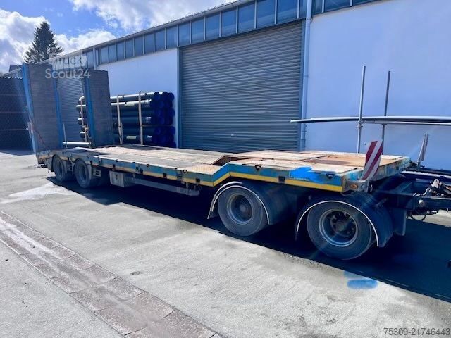 Tieflader Anhänger SCHWARZMÜLLER 4 Achser - hydraulische Rampen - 3m möglich