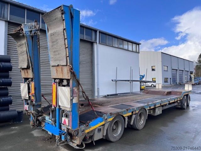 Tieflader Anhänger SCHWARZMÜLLER 4 Achser - hydraulische Rampen - 3m möglich