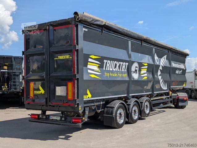 Tipper semitrailer STAS HardoX Stahl 86 m³, Liftachse, ALCOA, MIETEN?