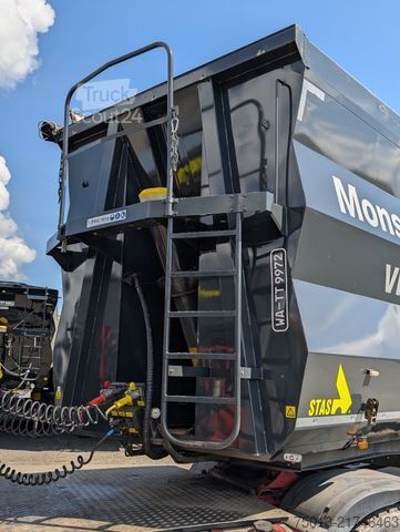 Tipper semitrailer STAS HardoX Stahl 86 m³, Liftachse, ALCOA, MIETEN?