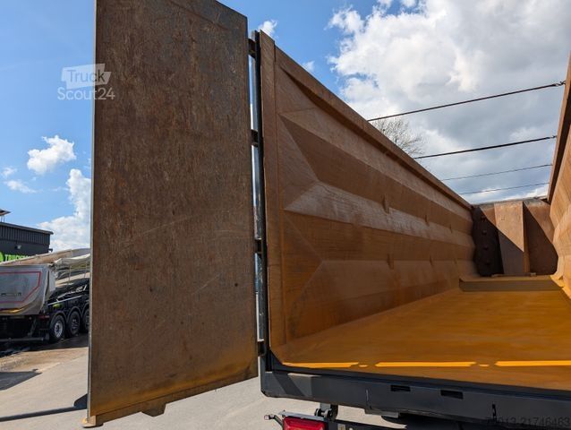 Tipper semitrailer STAS HardoX Stahl 86 m³, Liftachse, ALCOA, MIETEN?