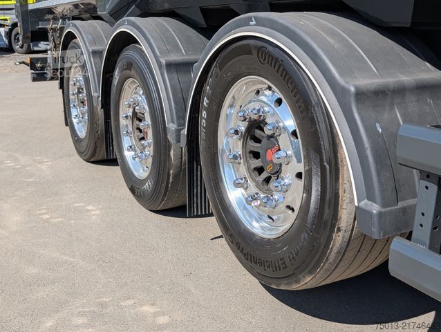 Tipper semitrailer STAS HardoX Stahl 86 m³, Liftachse, ALCOA, MIETEN?