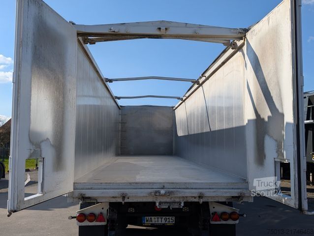Tipper semitrailer STAS Alu 52 cbm GMP, Kombitüren, MIETE?