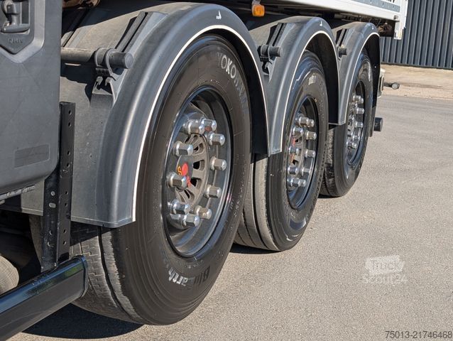 Tipper semitrailer STAS Alu 52 cbm GMP, Kombitüren, MIETE?