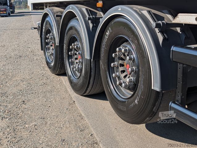 Tipper semitrailer STAS Alu 52 cbm GMP, Kombitüren, MIETE?