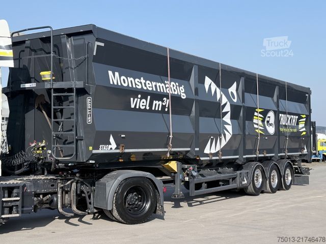 Tipper semitrailer STAS HardoX Stahl 86 m³, Liftachse, ALCOA, MIETEN?