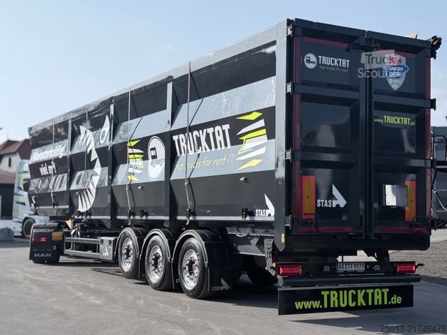 Tipper semitrailer STAS HardoX Stahl 86 m³, Liftachse, ALCOA, MIETEN?