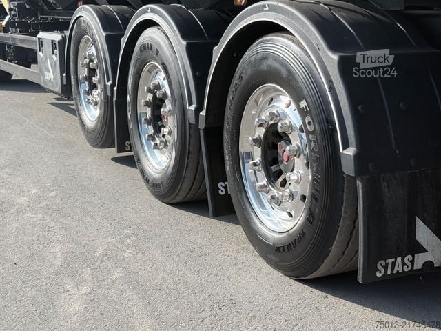 Tipper semitrailer STAS HardoX Stahl 86 m³, Liftachse, ALCOA, MIETEN?
