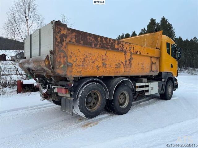 Savivartis Scania R500 Tipper Truck, Snow Plow Equipped, with Underb